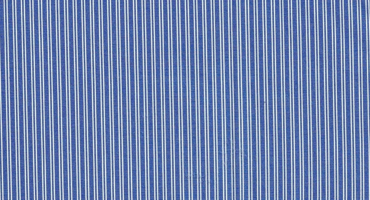 1 Yard Pinstripe Poplin Woven Fabric Poly Cotton Blend, 57/58" Wide